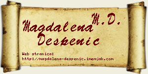 Magdalena Despenić vizit kartica